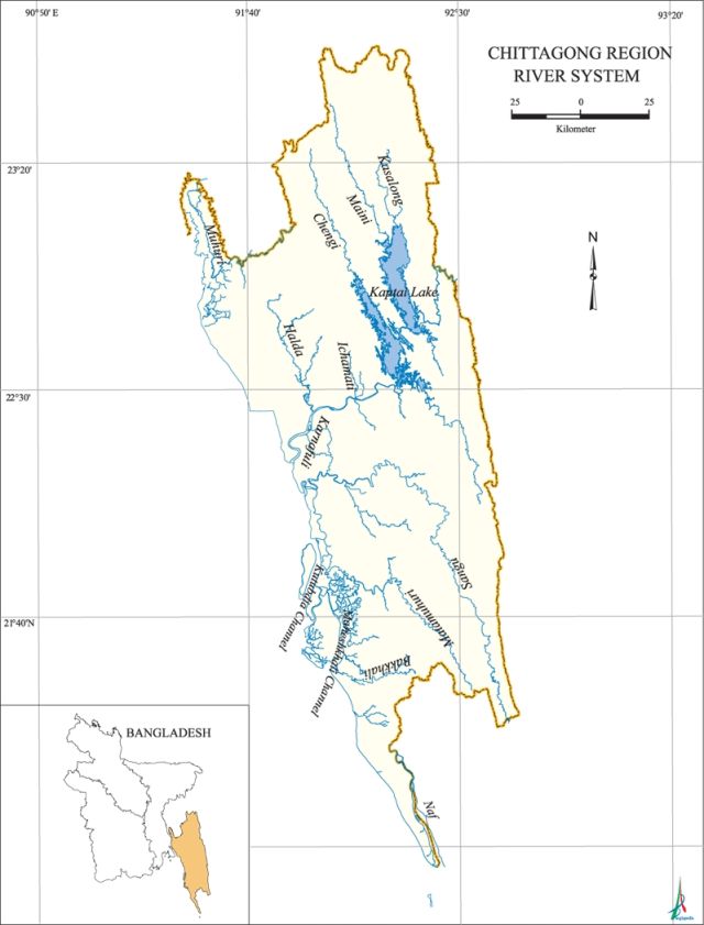 Chittagong Region River System - Banglapedia